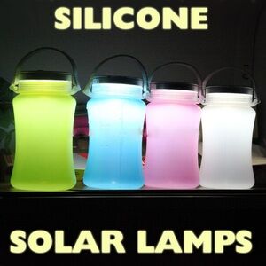 Firefly Silicone Pink Solar Lantern